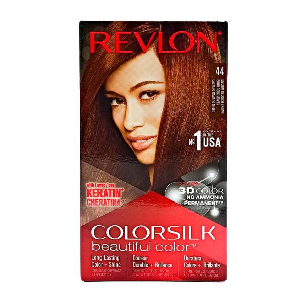 قیمت و خرید رنگ مو بدون آمونیاک رولون شماره ۴۴ Revlon Colorsilk Beautiful Hair Color