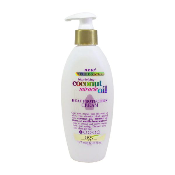 قیمت خرید ـ کرم ضد حرارت و محافظ مو او جی ایکس Ogx Coconut Miracle Oil Cream
