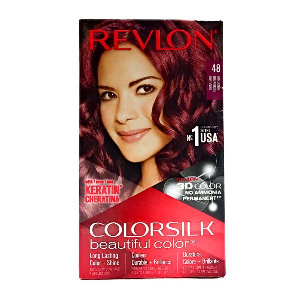قیمت و خرید رنگ مو بدون آمونیاک رولون شماره ۴۸ Revlon Colorsilk Beautiful Hair Color