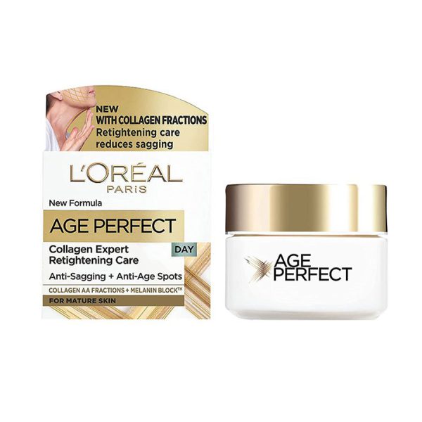 قیمت خرید ـ کرم روز ضد چروک ایج پرفکت لورال Loreal Age Perfect Collagen Expert Day Cream