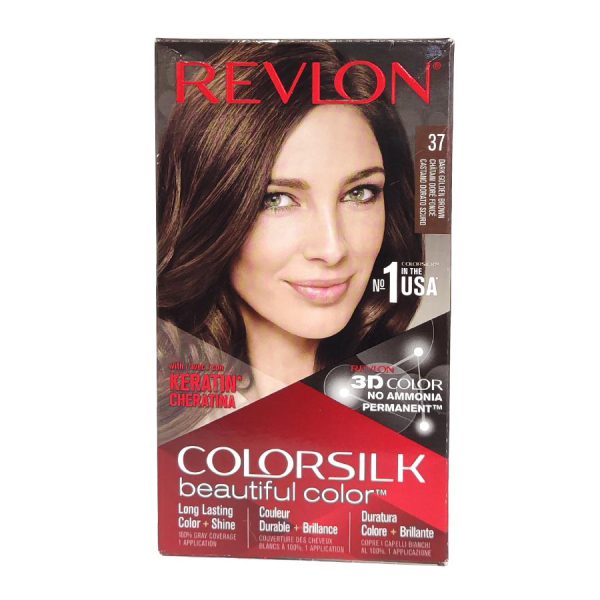 قیمت و خرید رنگ مو بدون آمونیاک رولون شماره 37 Revlon Colorsilk Beautiful Hair Color37