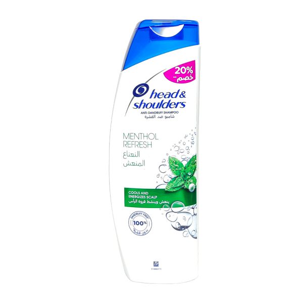 قیمت و خرید شامپو ضد شوره و خنک کننده نعنا هد اند شولدرز Head & Shoulders Menthol Refresh Shampoo