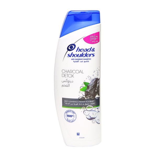 قیمت و خرید شامپو پاک کننده و ضد شوره زغال و نعنا هد اند شولدرز Head & Shoulders Charcoal Detox Shampoo