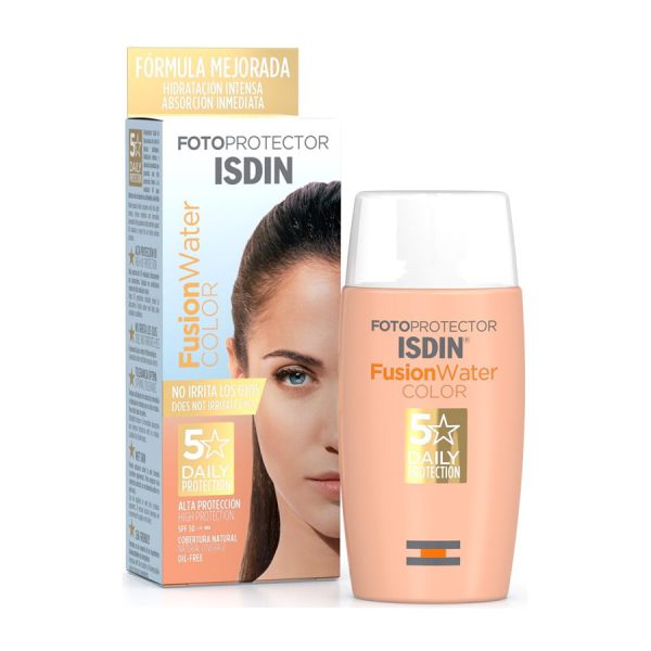 قیمت و خرید ضد آفتاب رنگی فیوژن واتر SPF50 ایزدین ISDIN Fotoprotector Fusion Water Color SPF50