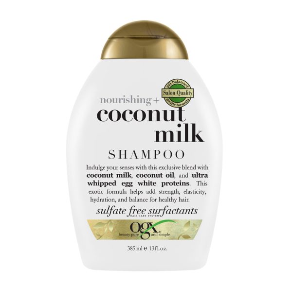 قیمت و خرید شامپو شیر نارگیل او جی ایکس OGX Nourishing Coconut Milk Moisturizing Shampoo