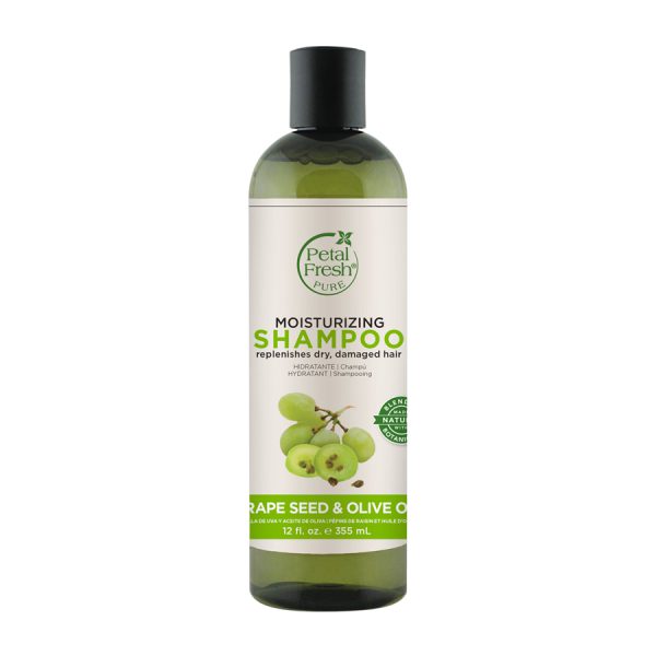 قیمت و خرید شامپو آبرسان انگور و روغن زیتون پتال فرش Petal Fresh Moisturizing Shampoo Grape Seed & Olive Oil 355ml