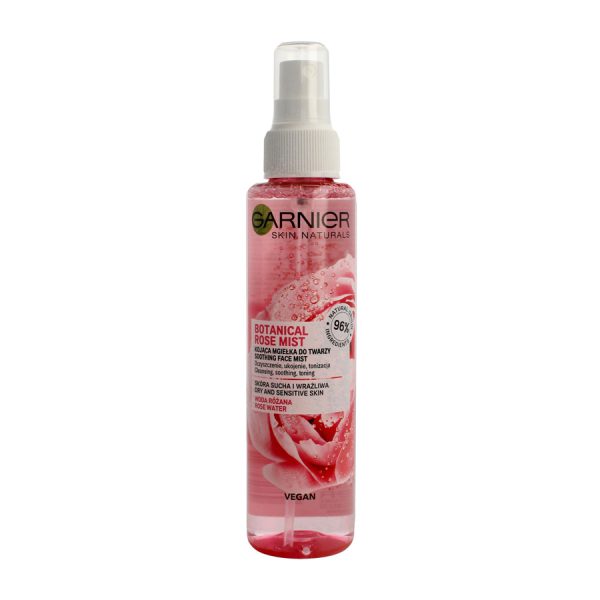 قیمت و خرید اسپری صورت گل رز پوست خشک و حساس گارنیر Garnier Skin Naturals Botanical Rose Mist