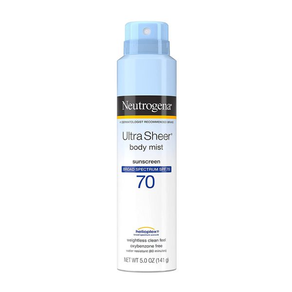 قیمت و خرید _اسپری ضدآفتاب صورت و بدن SPF70 نوتروژینا Neutrogena Ultra Sheer Dry-Touch Sunscreen Spray with Broad Spectrum