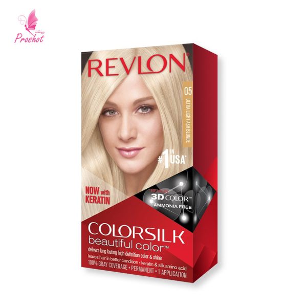 قیمت و خرید رنگ مو بدون آمونیاک رولون شماره 05 Revlon Colorsilk Beautiful Hair Color