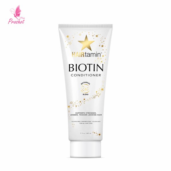 قیمت و خرید نرم کننده بیوتین ضد ریزش و افزایش رشد مو هیرتامین HAIRtamin Biotin Conditioner