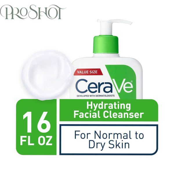 قیمت و خرید شوینده و آبرسان پوست نرمال تا خشک سراوی 473 میل -1 CeraVe Hydrating Facial Cleanser for Normal to Dry