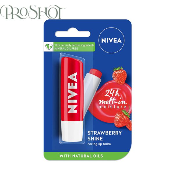 قیمت و خرید بالم لب توت فرنگی نیوا Nivea Lip Care Fruity Shine Strawberry 4.8g