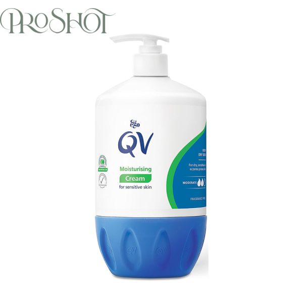 قیمت و خرید کرم مرطوب کننده پوست های حساس کیو وی QV Moisturising Cream For Sensitive Skin 500g