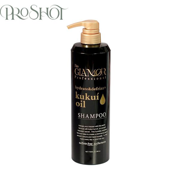 قیمت و خرید شامپو آبرسان و ضد وز گلامور Bio Glamor Professional Kukui Oil Shampoo 750ml