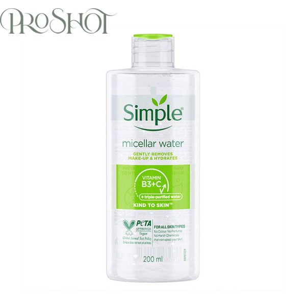 قیمت و خرید میسلار واتر سیمپل Simple Micellar Cleansing Water 200ml