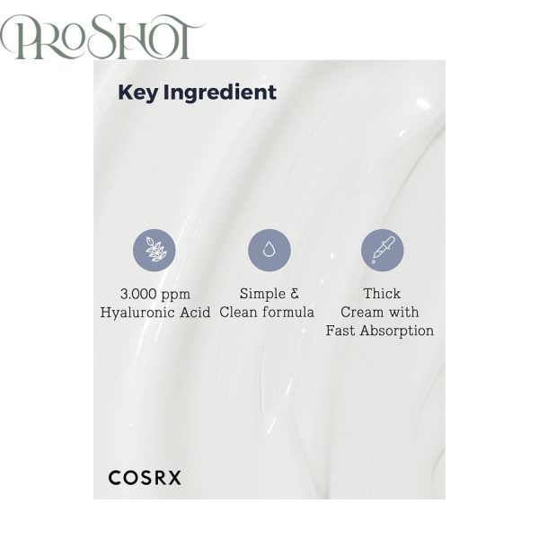 قیمت و خرید کرم آبرسان هیالورونیک اسید کوزارکس -3 COSRX Hyaluronic Acid Intensive Cream 100g